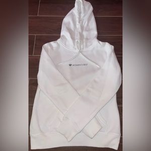 Women’s Best True Hoodie-White Size Medium